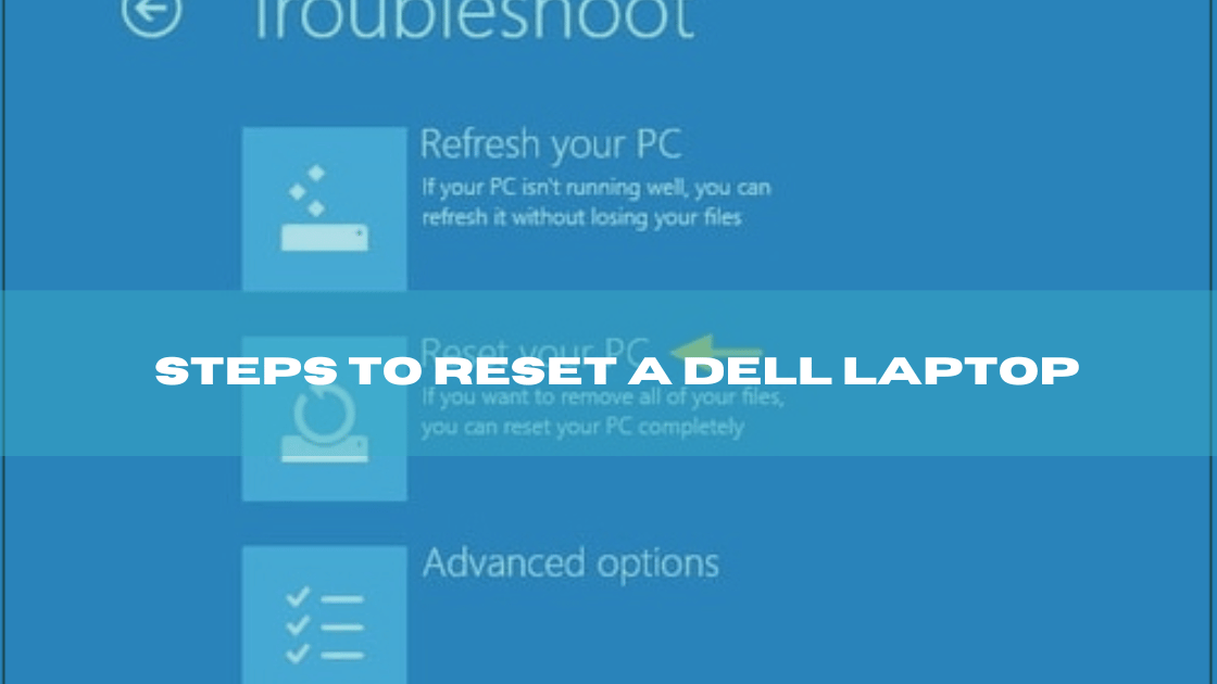 Steps to Reset a Dell Laptop